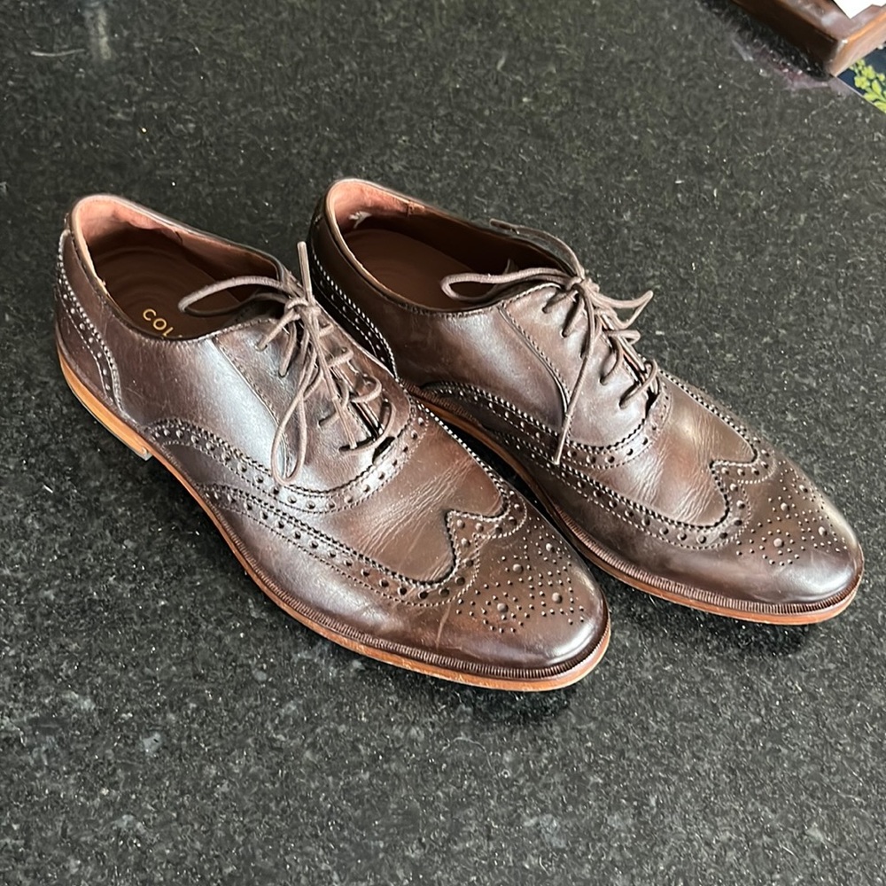 Cole Haan Grand OS Brown Wingtips. Men’s 8.5